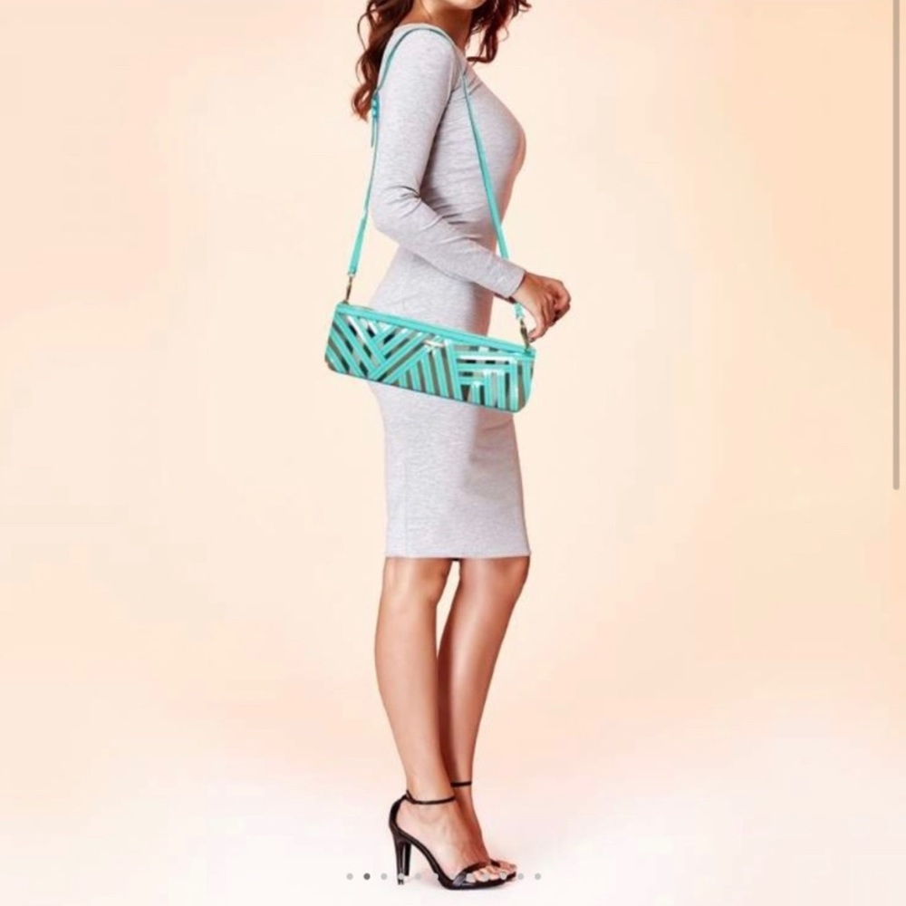 Burberry Prorsum Parmoor Clutch with removable strap and dust bag